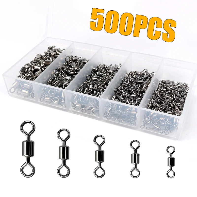 Fishing Line Dispenser - Fishing Swivels Kit Ball Bearing Rolling
