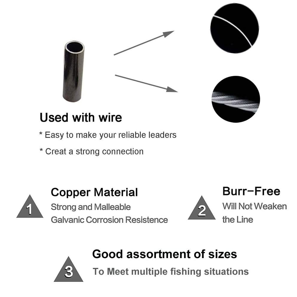 180Pcs/Box 0.6mm-1.4mm Copper  - Fishing Line Box avis et prix