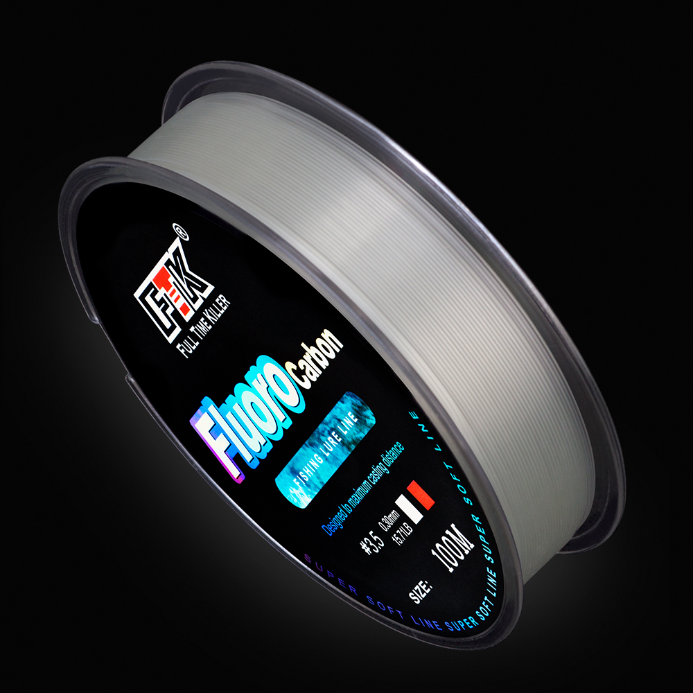 FTK 100m 4.13-34.32LB Fluoroca - Fluorocarbon Line avis et prix