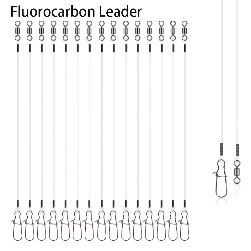 15pcs Fluorocarbon Wire Leader - Leader Line avis et prix