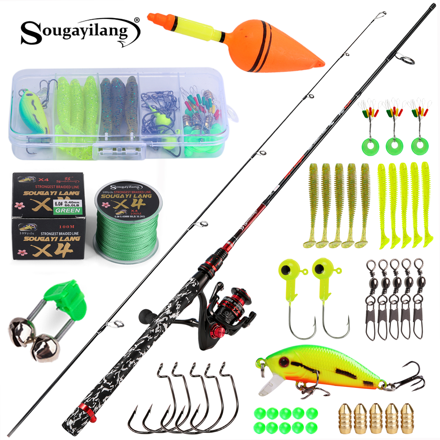 Sougayilang Spinning Fishing R - Freshwater Line avis et prix