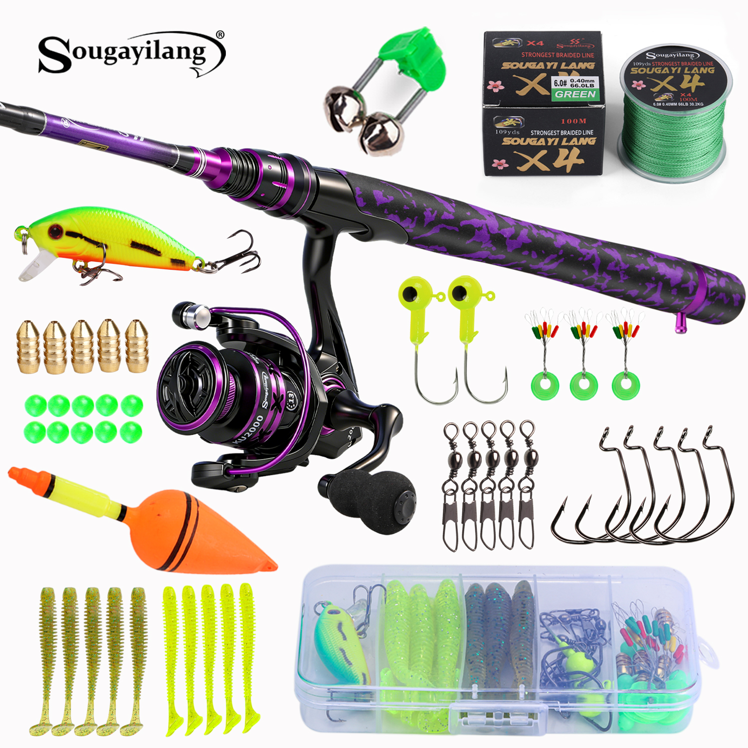 Sougayilang Spinning Fishing R - Freshwater Line avis et prix