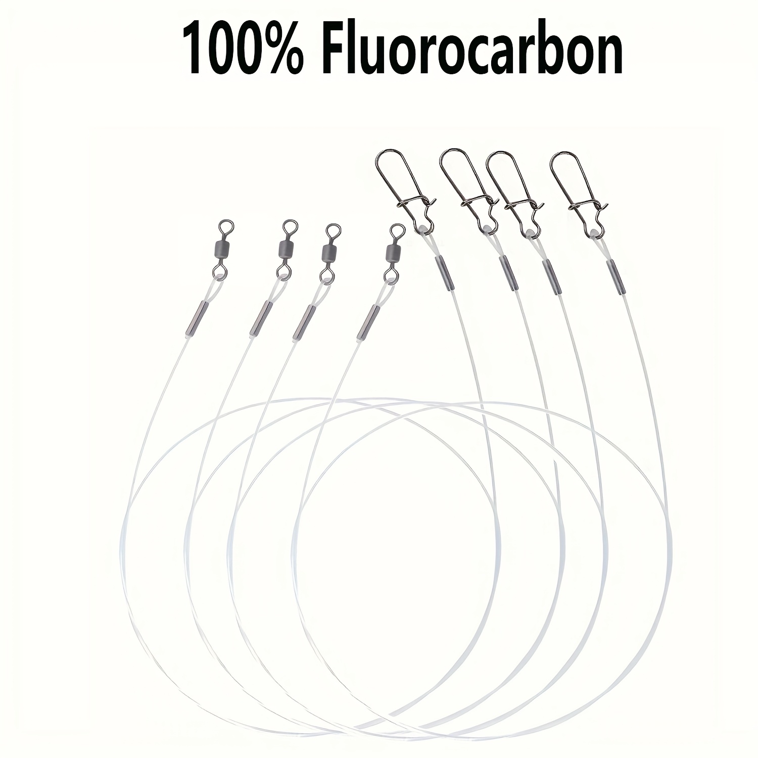 12Pcs 100% Fluorocarbon Fishin - Fluorocarbon Line avis et prix