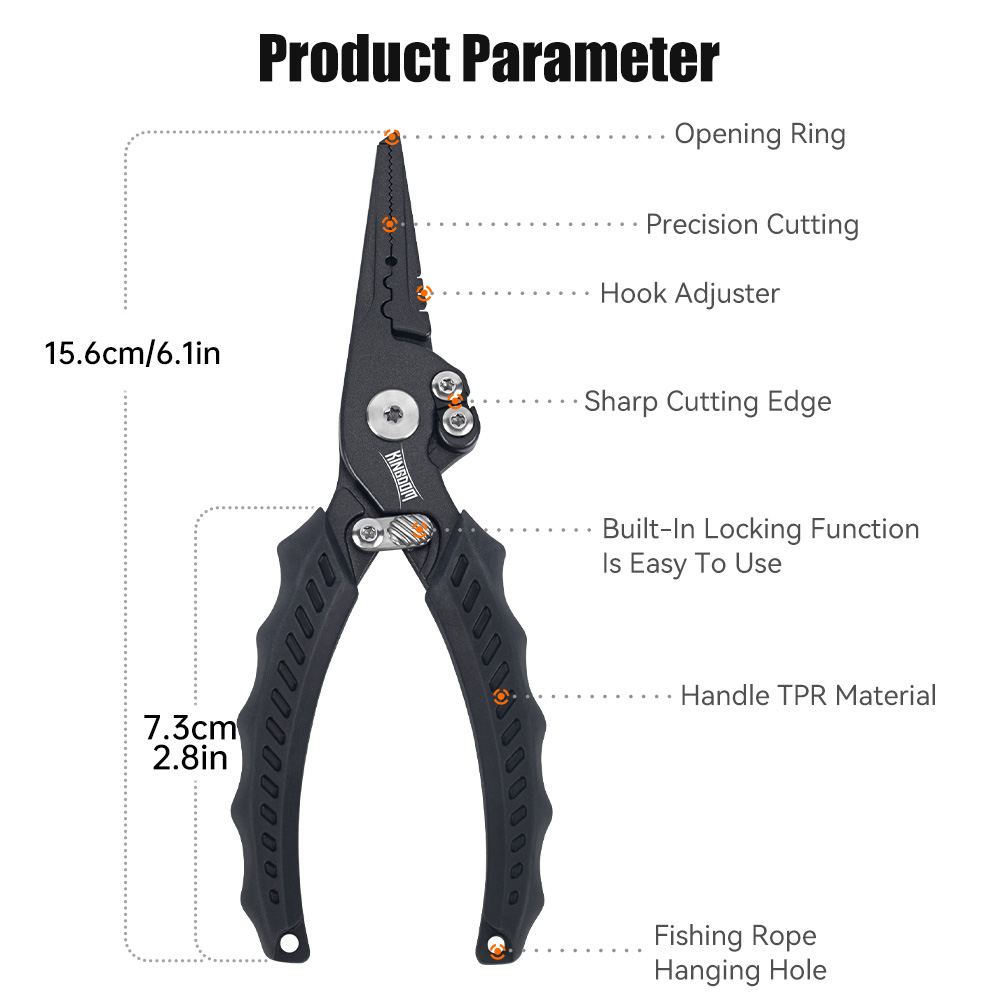 Kingdom Fishing Pliers Multifu - Fishing Line Cutter avis et prix
