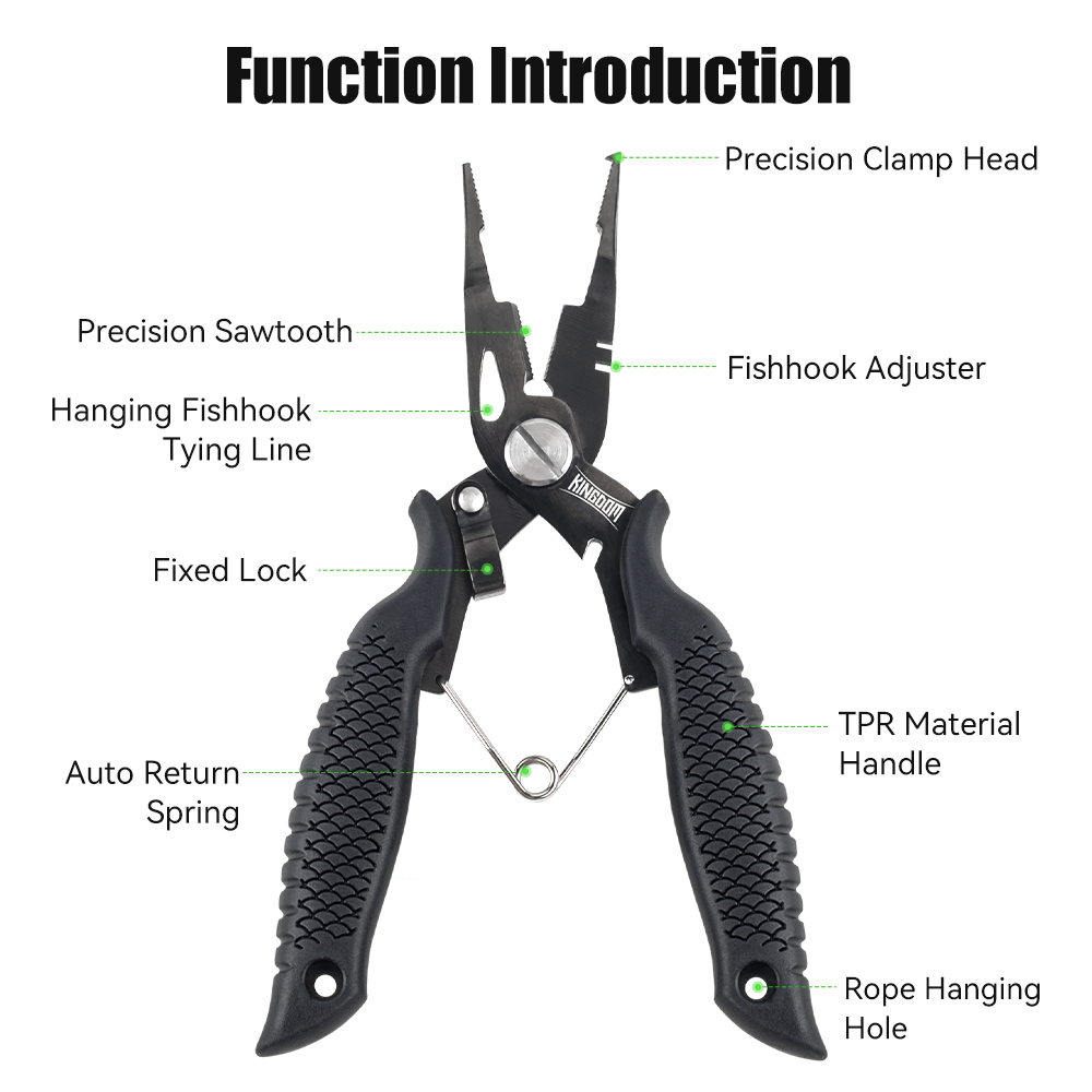 Kingdom Fishing Pliers Multifu - Fishing Line Cutter avis et prix