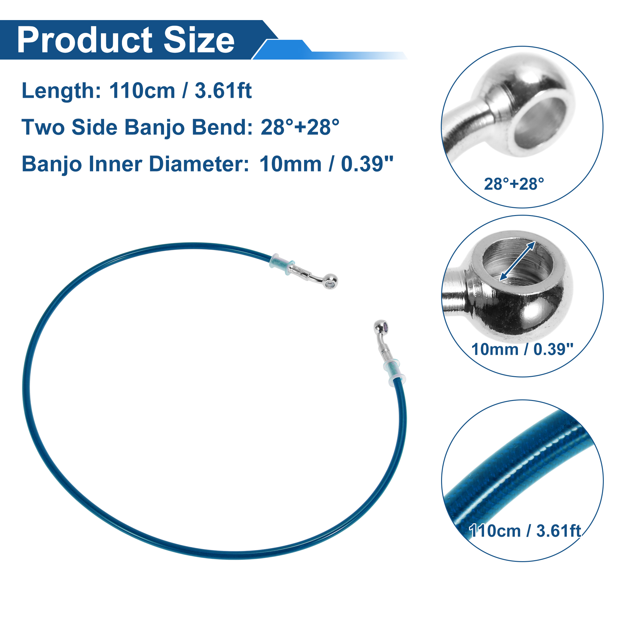 Motoforti 110cm Motorcycle Bra - Braided Line avis et prix