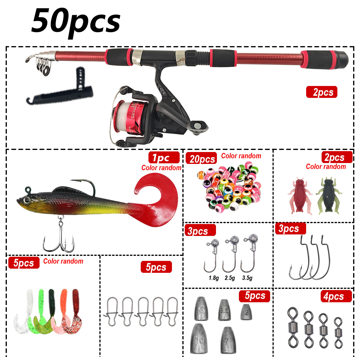 Portable Telescopic Fishing Ro - Fishing Line Spooler avis et prix