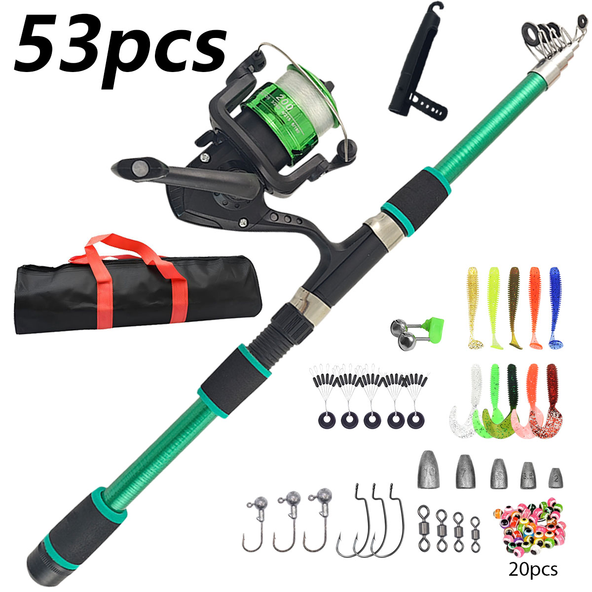 Portable Telescopic Fishing Ro - Fishing Line Spooler avis et prix