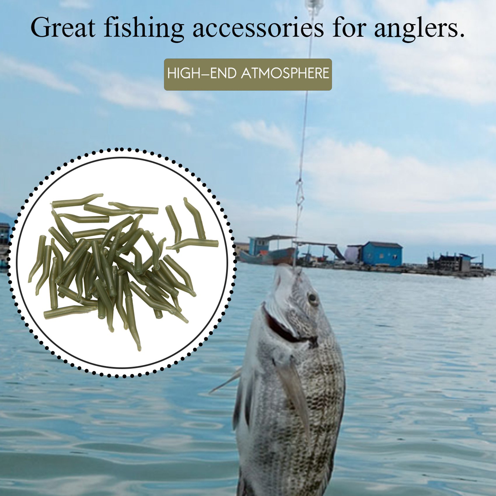 50Pcs/Lot Carp Fishing Hook Sl - Monofilament Line avis et prix