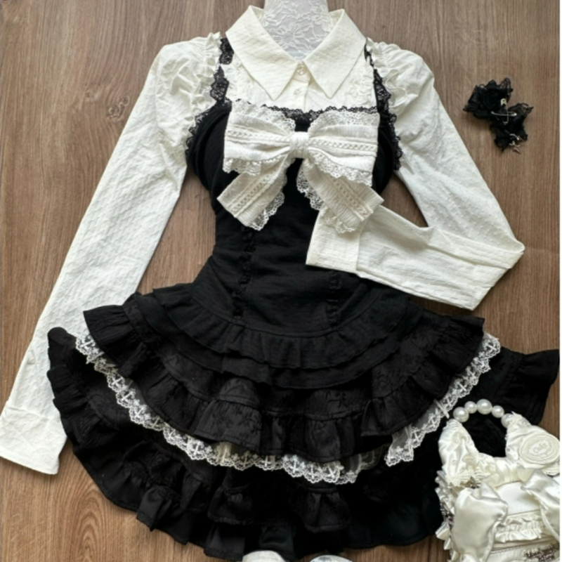 Y2k Aesthetic Lolita Style 3 P - Fly Line avis et prix