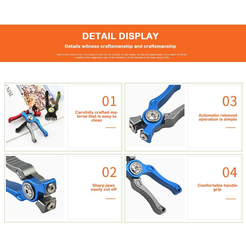 Aluminum Alloy Fishing Pliers  - Fishing Line Cutter avis et prix