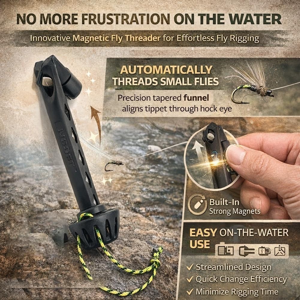 Portable Magnetic Fly Threader - Fishing Line Winder avis et prix