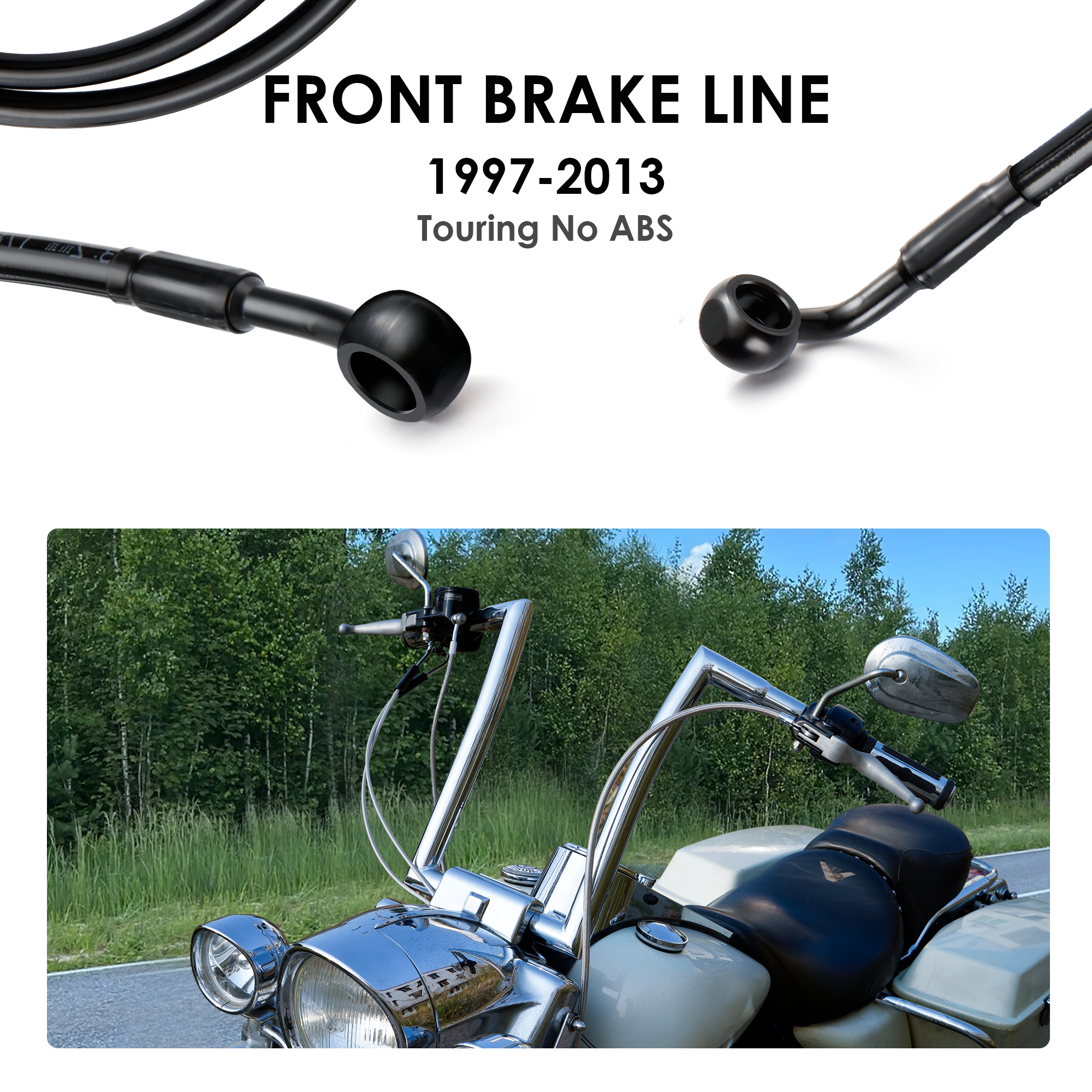 140/145/150CM Front Brake Line - Braided Line avis et prix