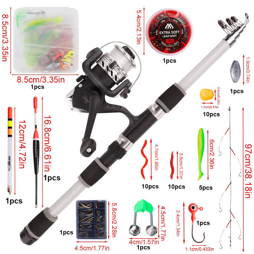 FTK 1.8m Fishing Rod and Reel  - Freshwater Line avis et prix