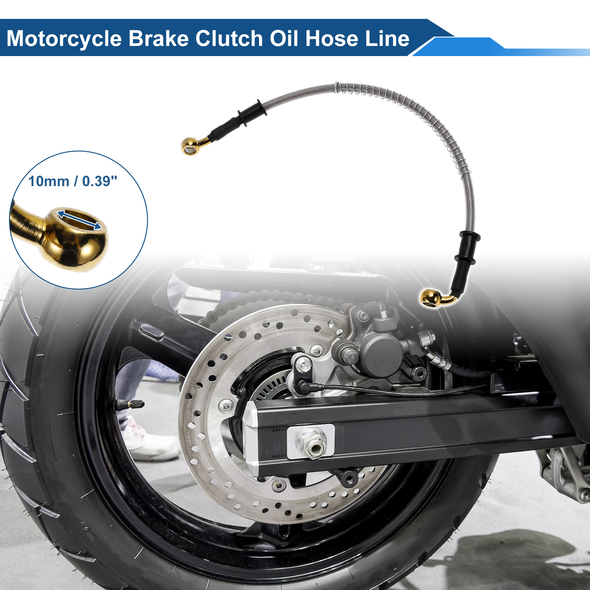 Motoforti 40cm Motorcycle Brak - Braided Line avis et prix