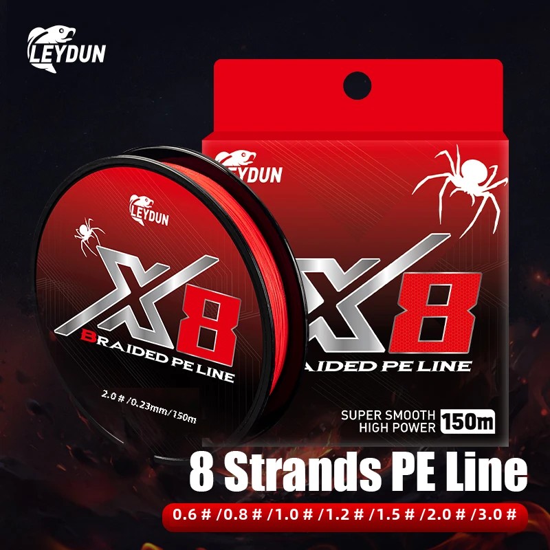 LEYDUN Not-Fading Red Fishing  - Ice Fishing Line avis et prix