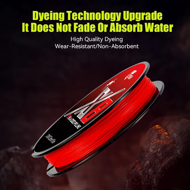 LEYDUN Not-Fading Red Fishing  - Ice Fishing Line avis et prix