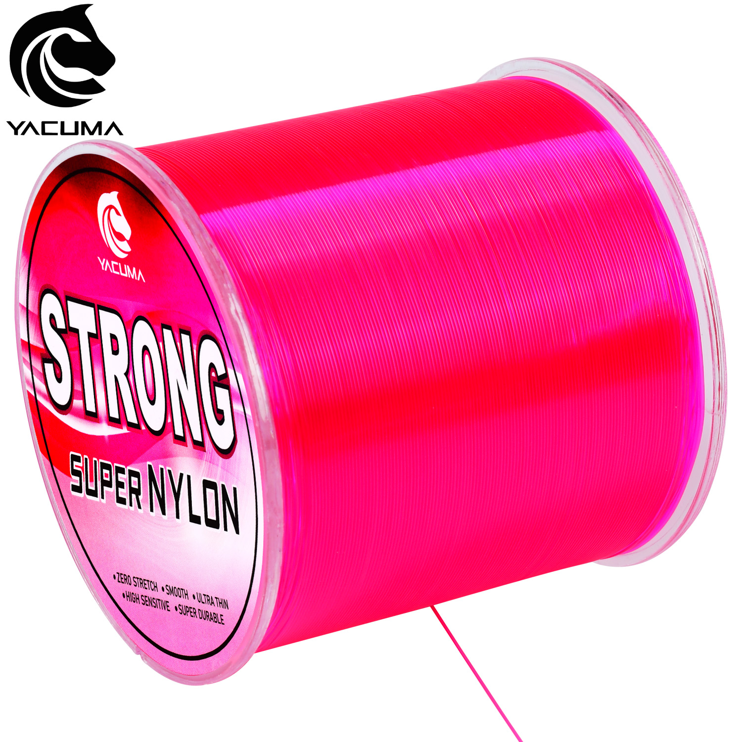 YACUMA 500M-546YDS Strong Pink - Fluorocarbon Line avis et prix