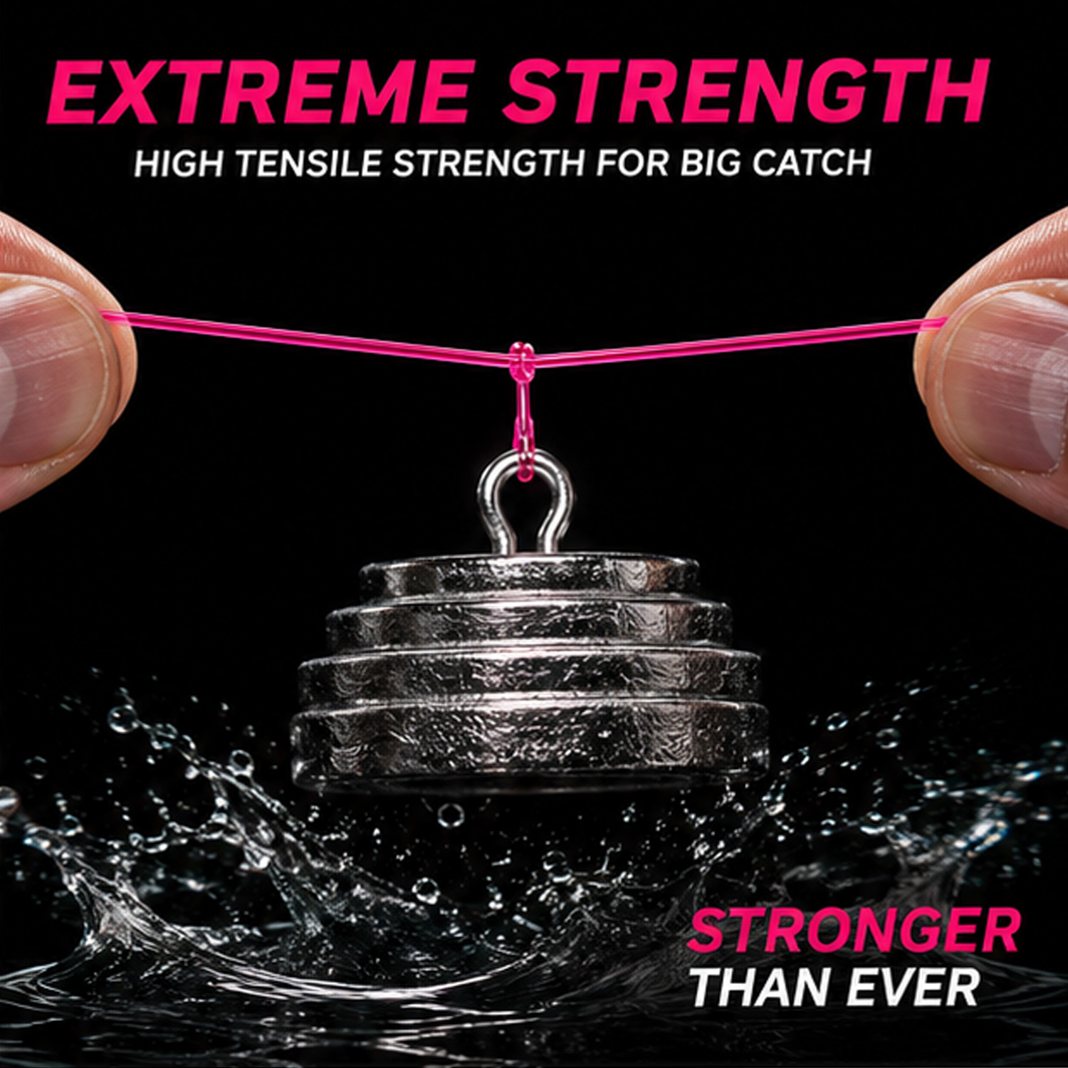 YACUMA 500M-546YDS Strong Pink - Fluorocarbon Line avis et prix