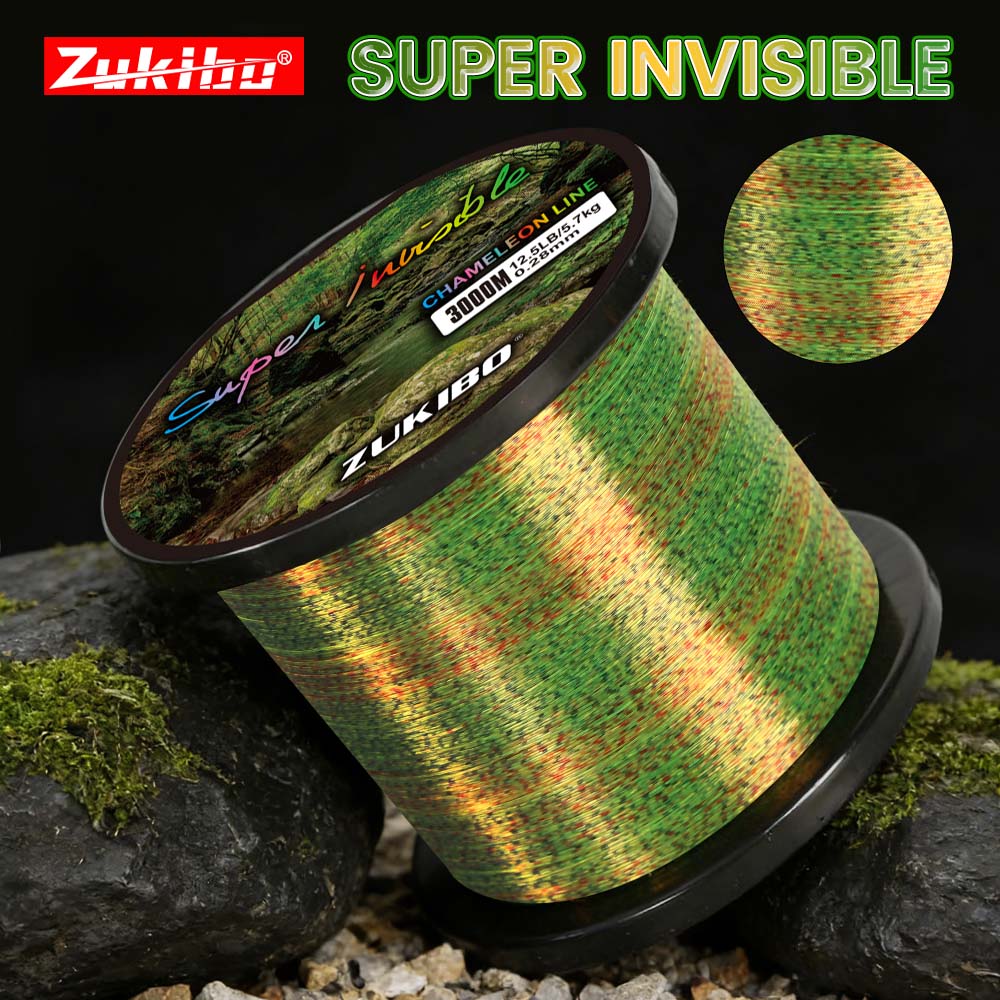 ZUKIBO 3D Speckle Line Yellow  - Fluorocarbon Line avis et prix