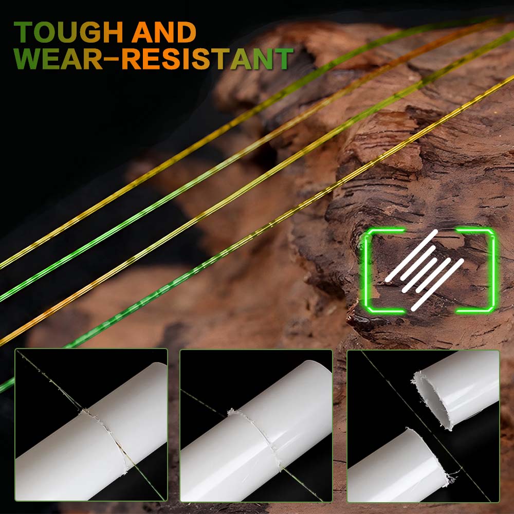 ZUKIBO 3D Speckle Line Yellow  - Fluorocarbon Line avis et prix