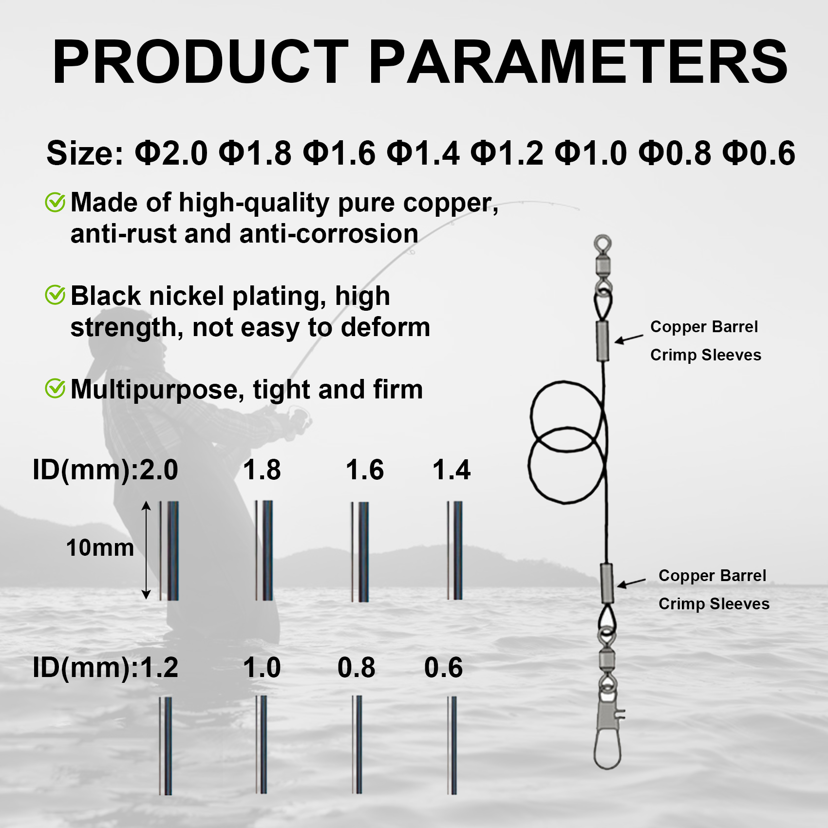 Aventik 100-240pcs Fishing Bar - Leader Line avis et prix