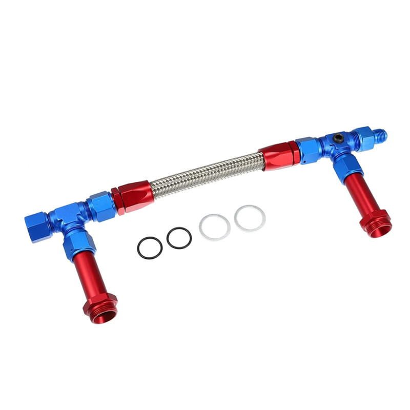8AN Dual Feed Fuel Line To 7/8 - Braided Line avis et prix