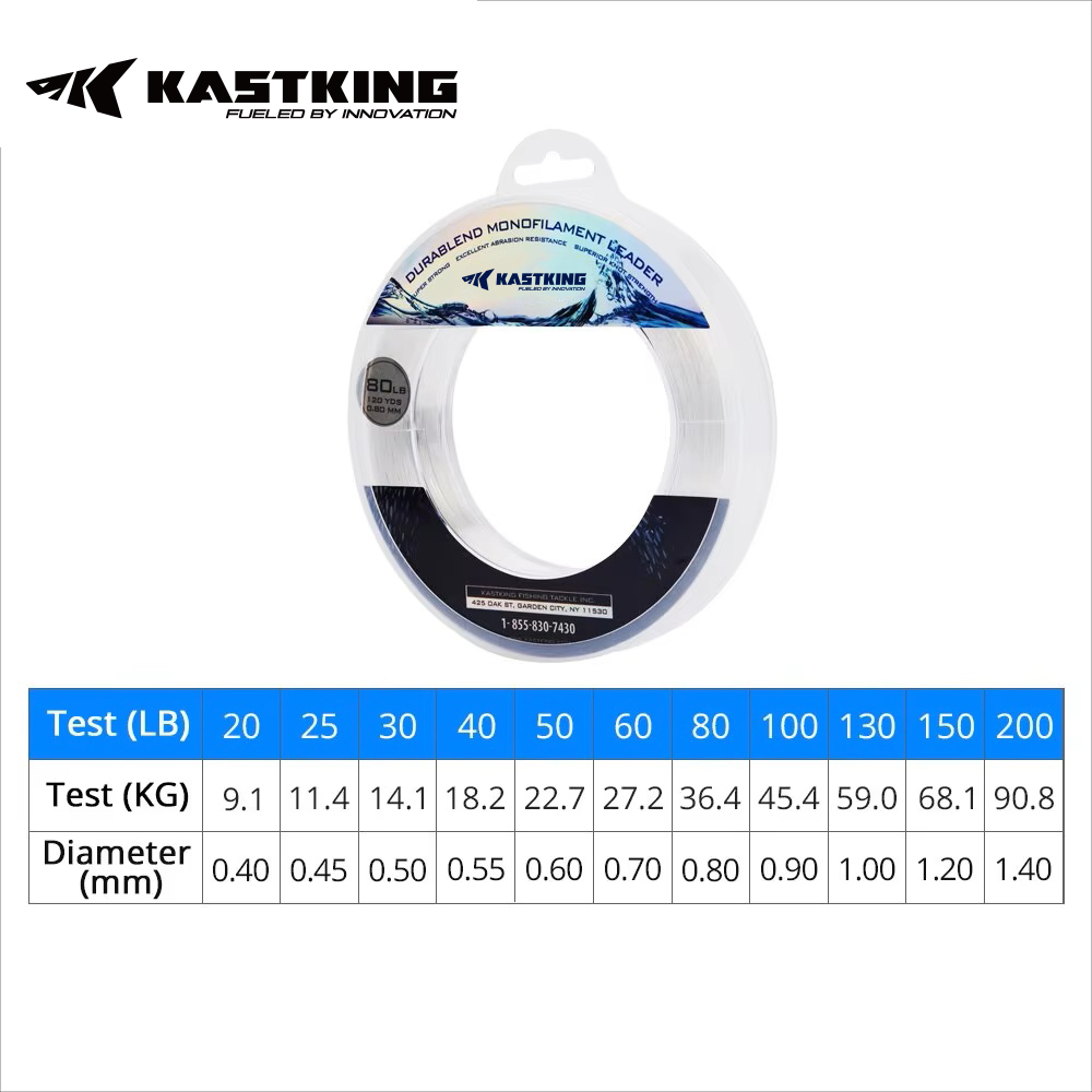 KastKing 20-200LB 110M 0.40-1. - Copolymer Line avis et prix