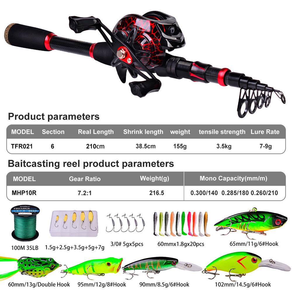 Carbon Fiber Long Casting Bait - Freshwater Line avis et prix