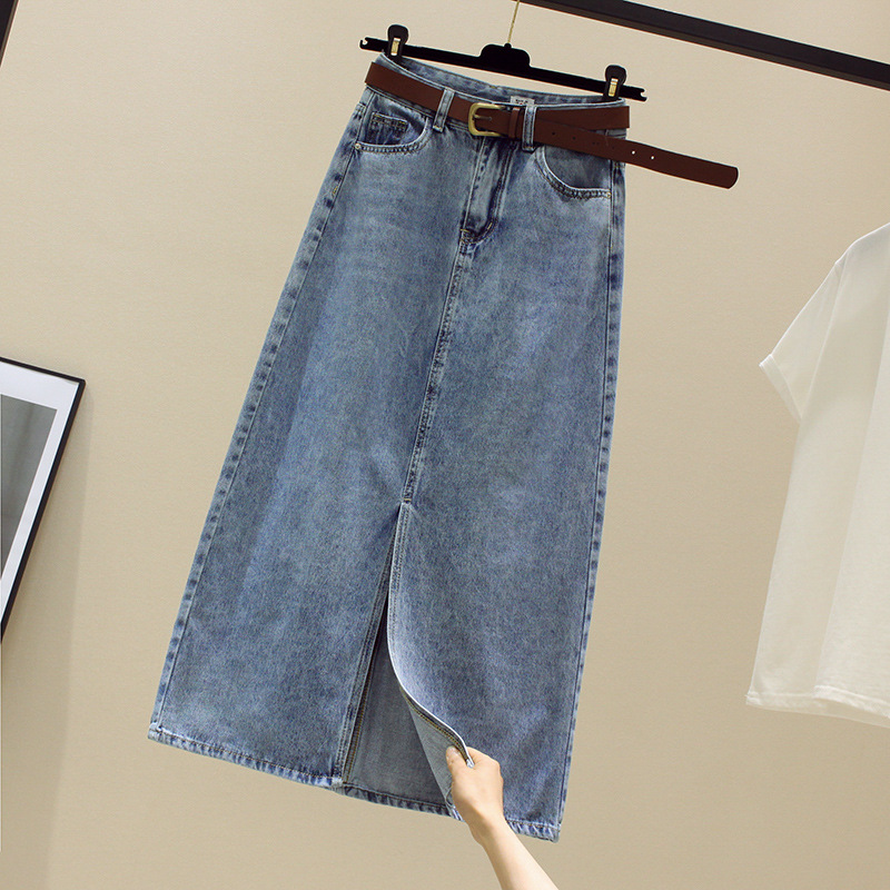 Sexy Wrap Buttocks Denim Skirt - Fly Line avis et prix