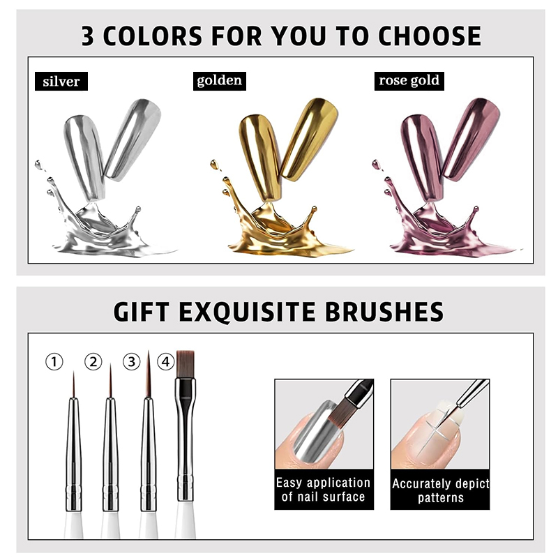 Metallic Painting Gel Chrome G - Copolymer Line avis et prix