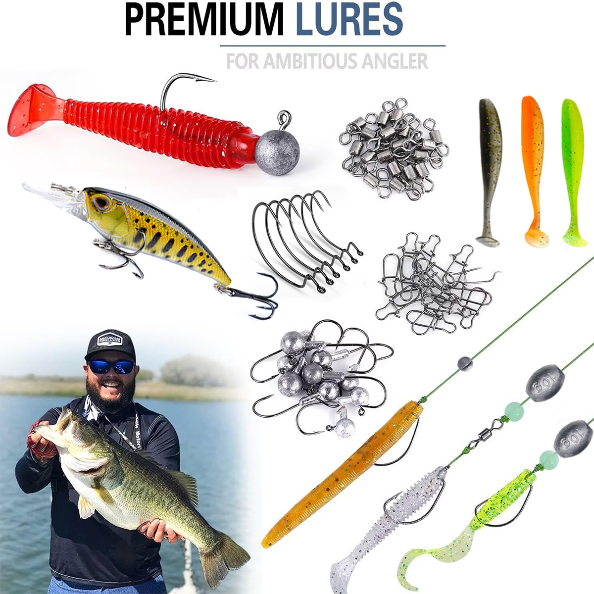 Fishing Pole Set Full Kits Wit - Fishing Line Spooler avis et prix
