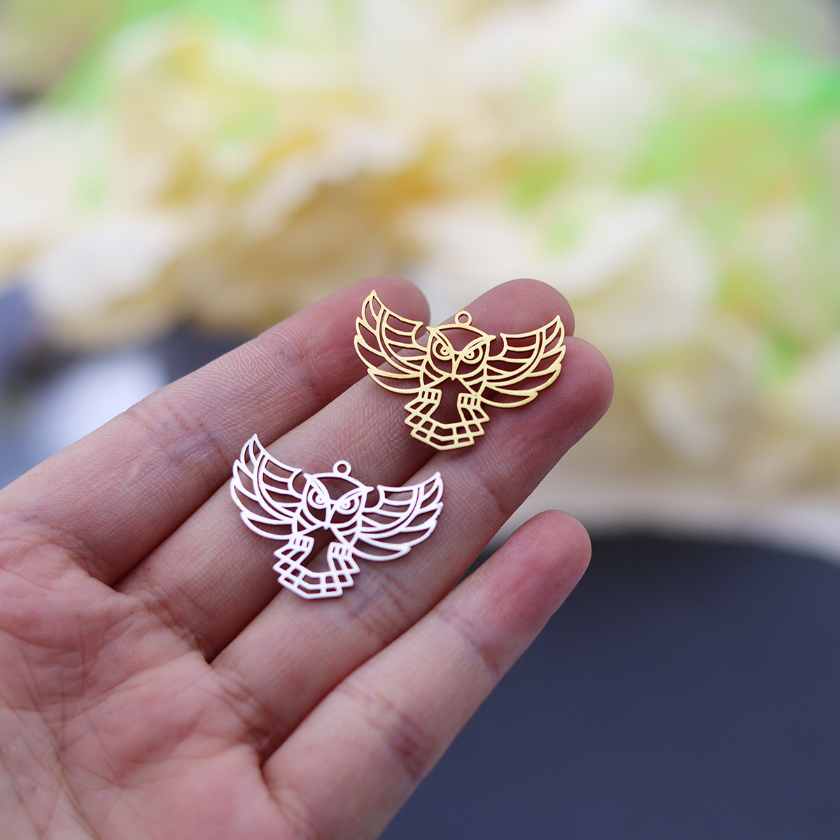 3pcs Owl Stainless Steel Charm - Fly Line avis et prix