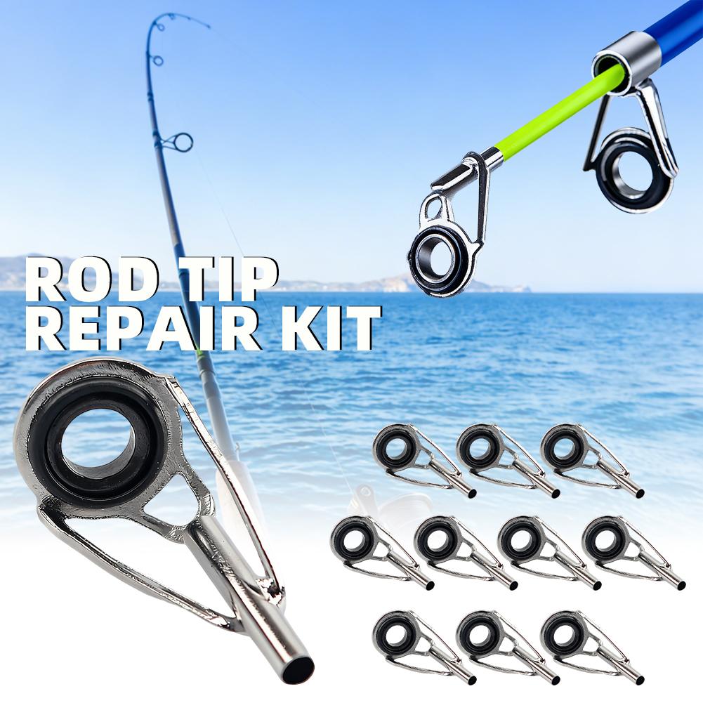 10PCS Metal Fishing Top Rod Gu - Fishing Line Winder avis et prix