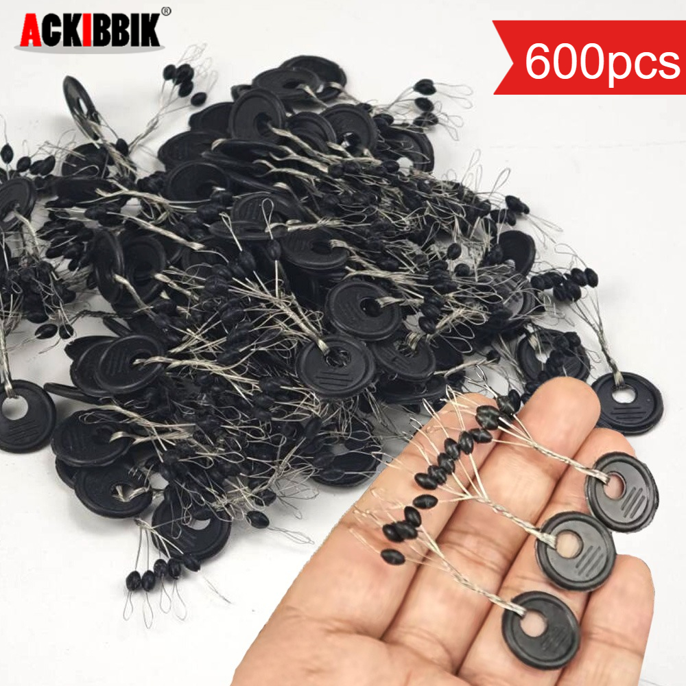 600pcs/set Bobber Stoppers S/M - Monofilament Line avis et prix