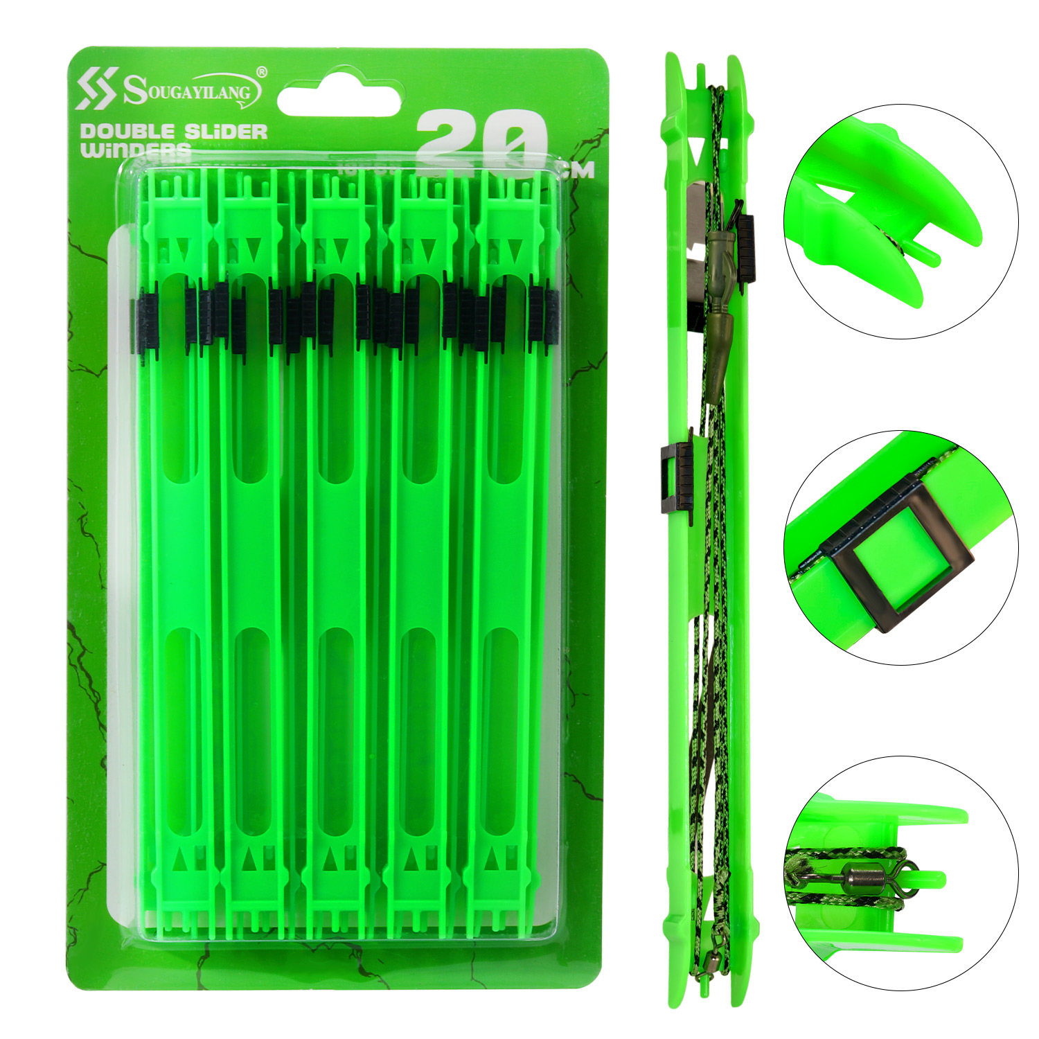 Sougayilang 10pcs Fishing Plas - Fishing Line Dispenser avis et prix