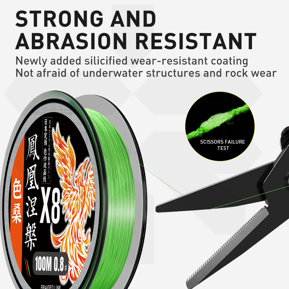 ZUKIBO Phoenix 8 Strand PE Bra - Ice Fishing Line avis et prix