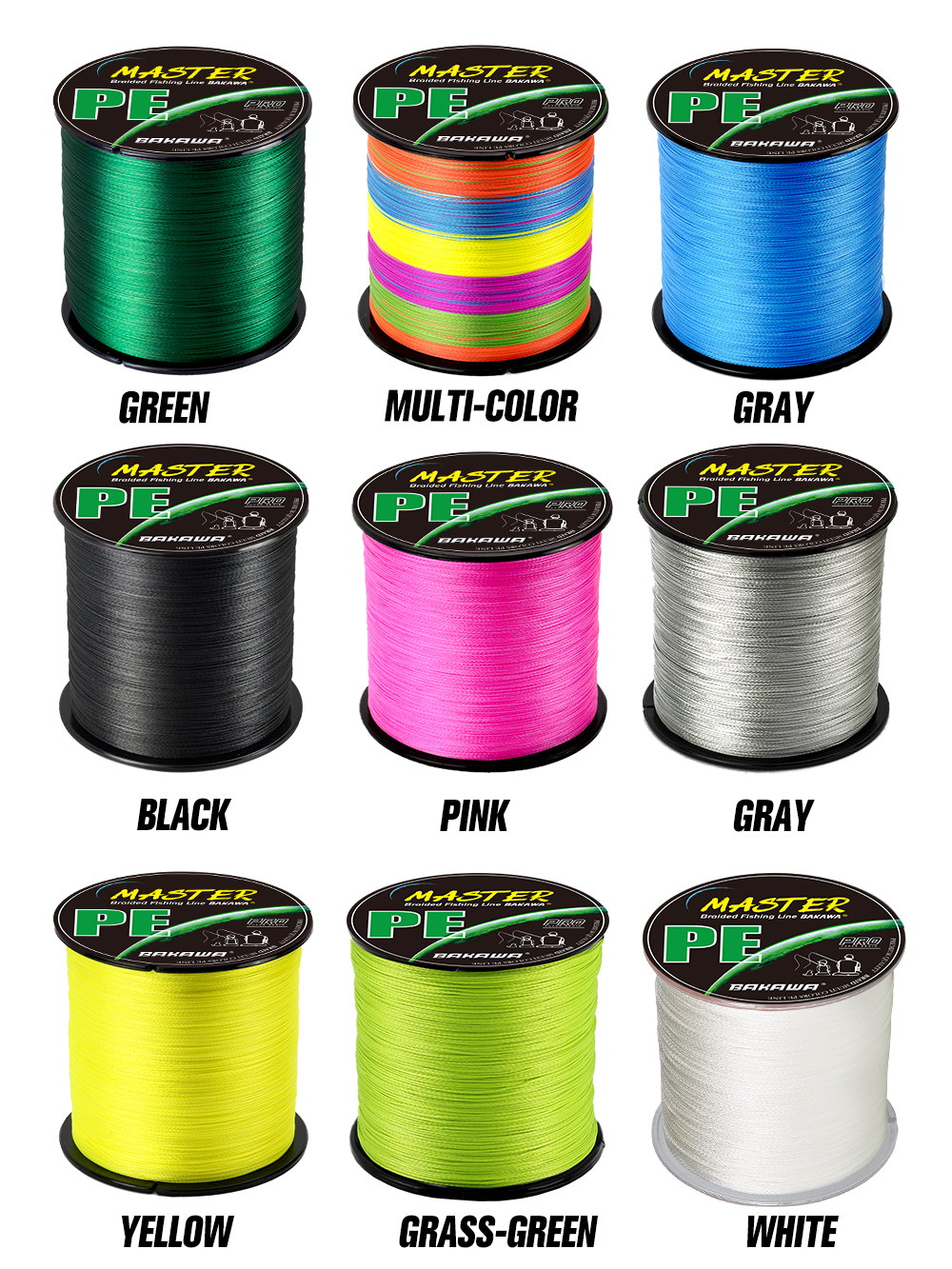 BAKAWA 4 Strands Braided PE Fi - Copolymer Line avis et prix