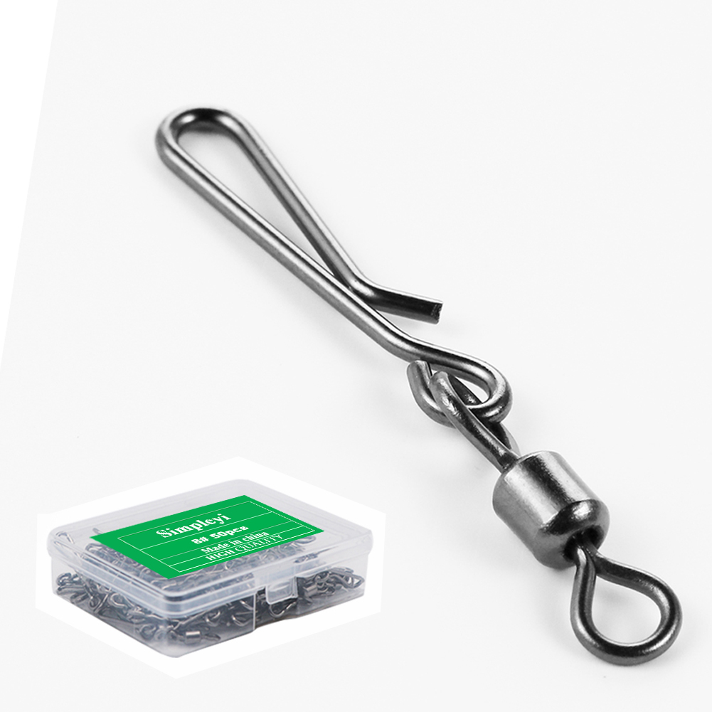 50pcs Box Rolling Swivel With  - Fishing Line Box avis et prix