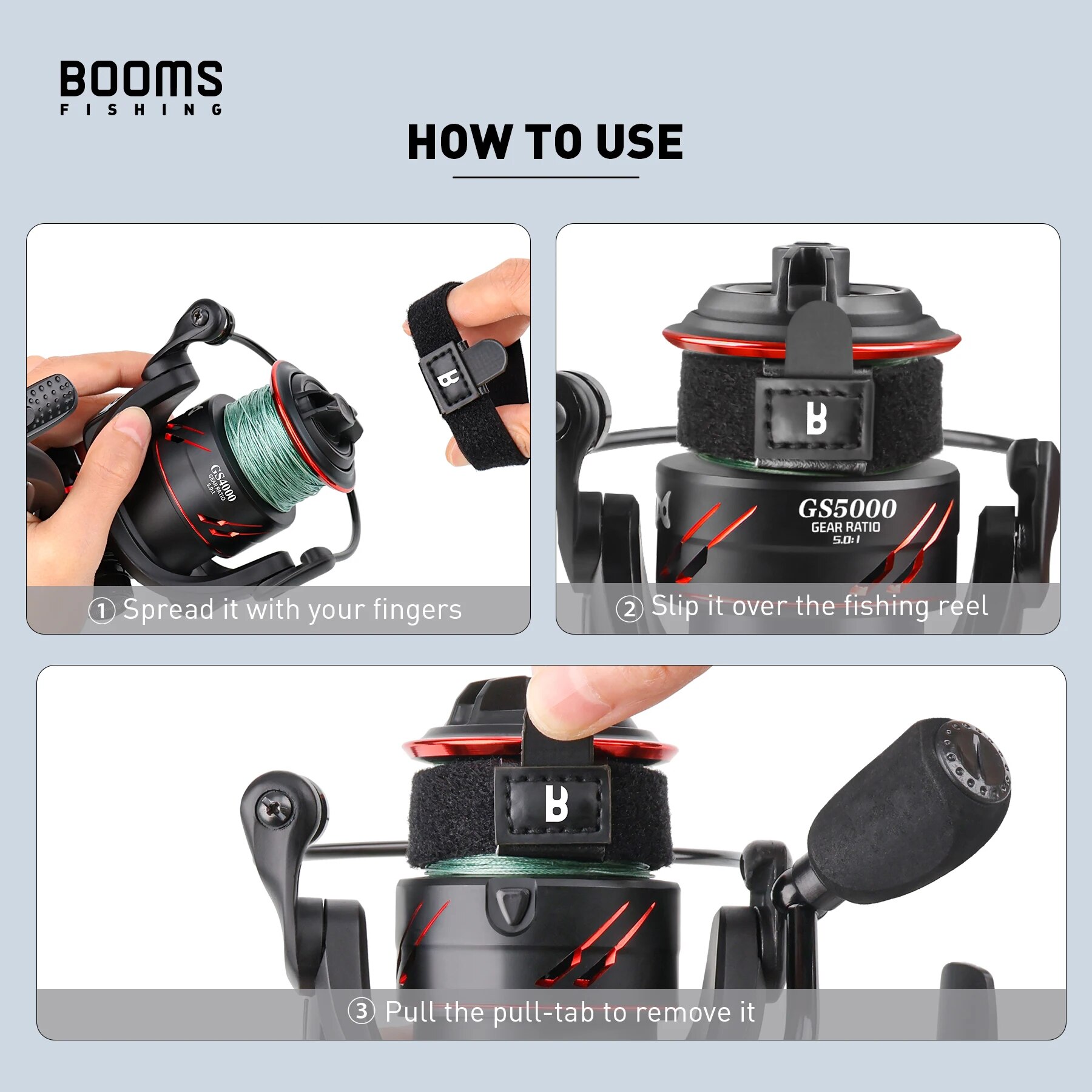 Booms Fishing SB1 4Pcs Spinnin - Fishing Line Box avis et prix